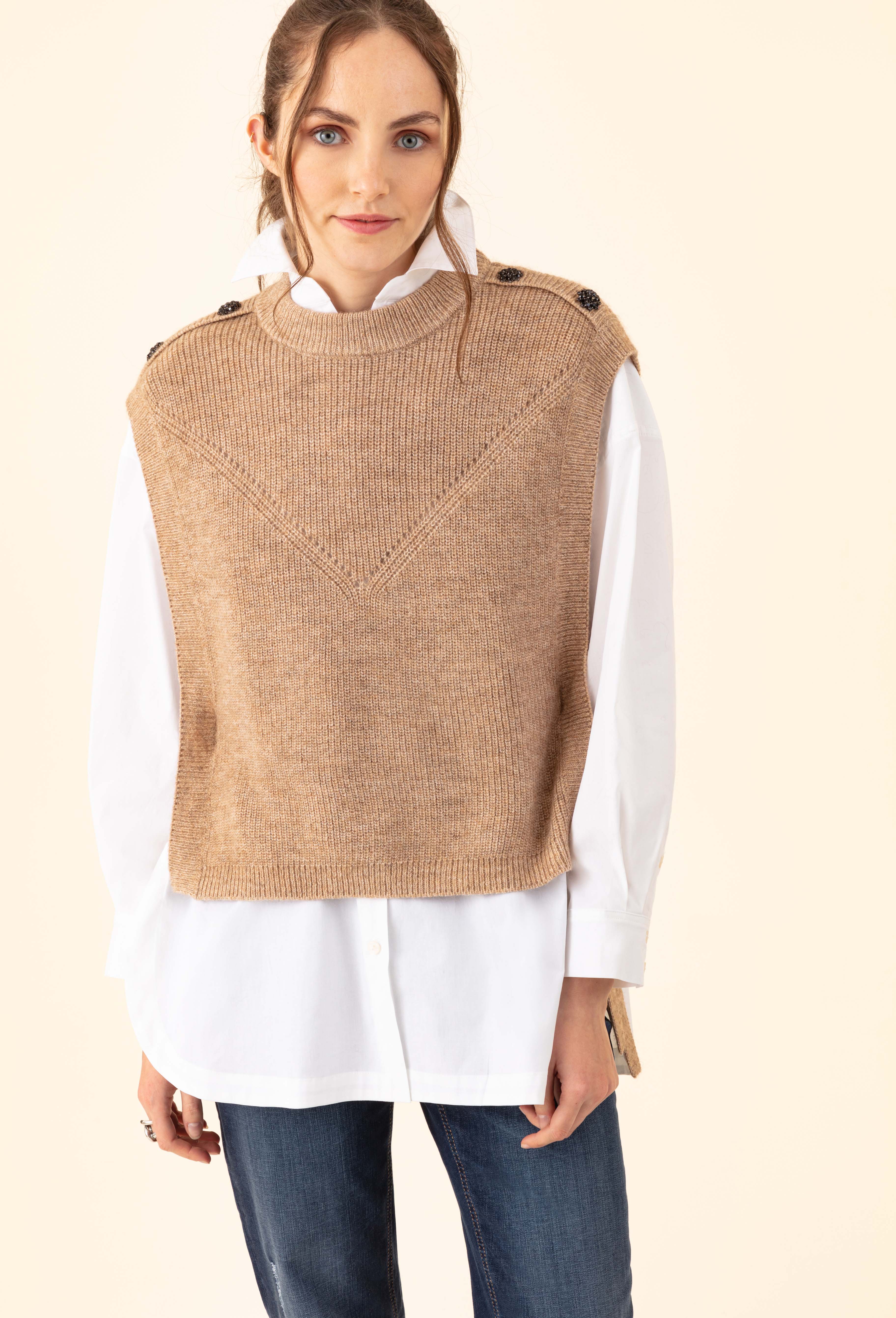 Chemise oversize Norse en popeline blanche - Image 4