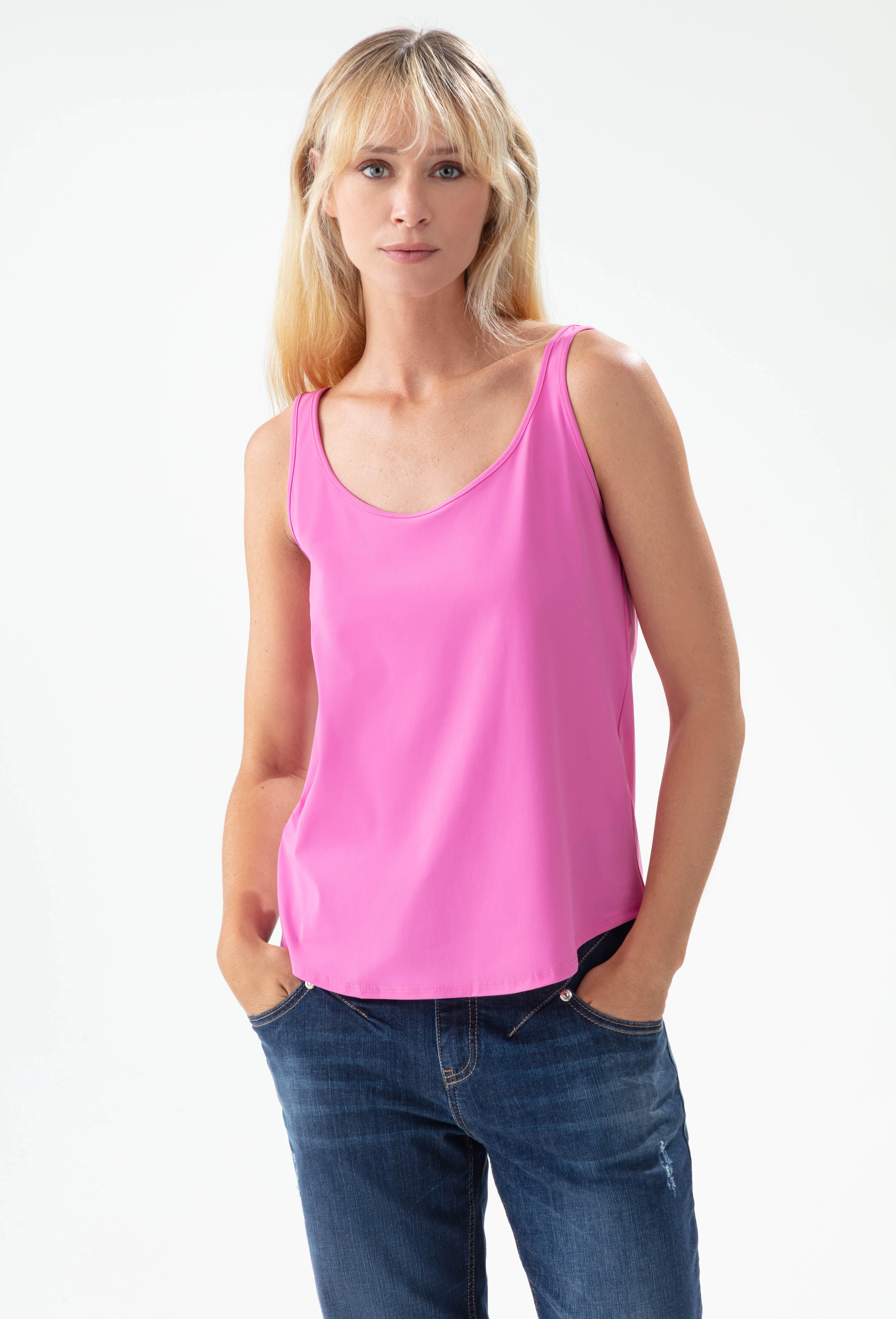 Debardeur Power en jersey technique rose