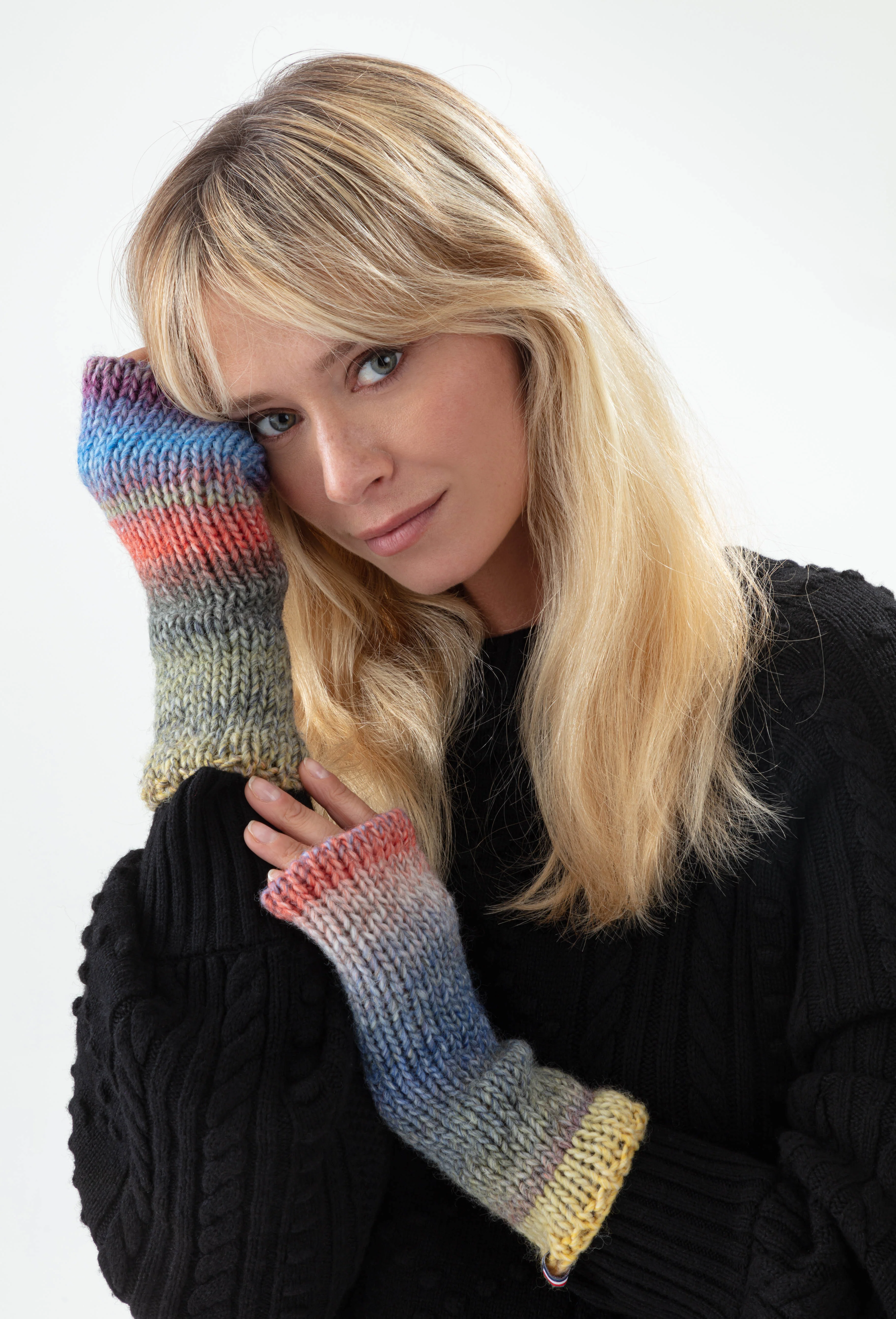 Gants Tactiles Pia grenat - Image 3