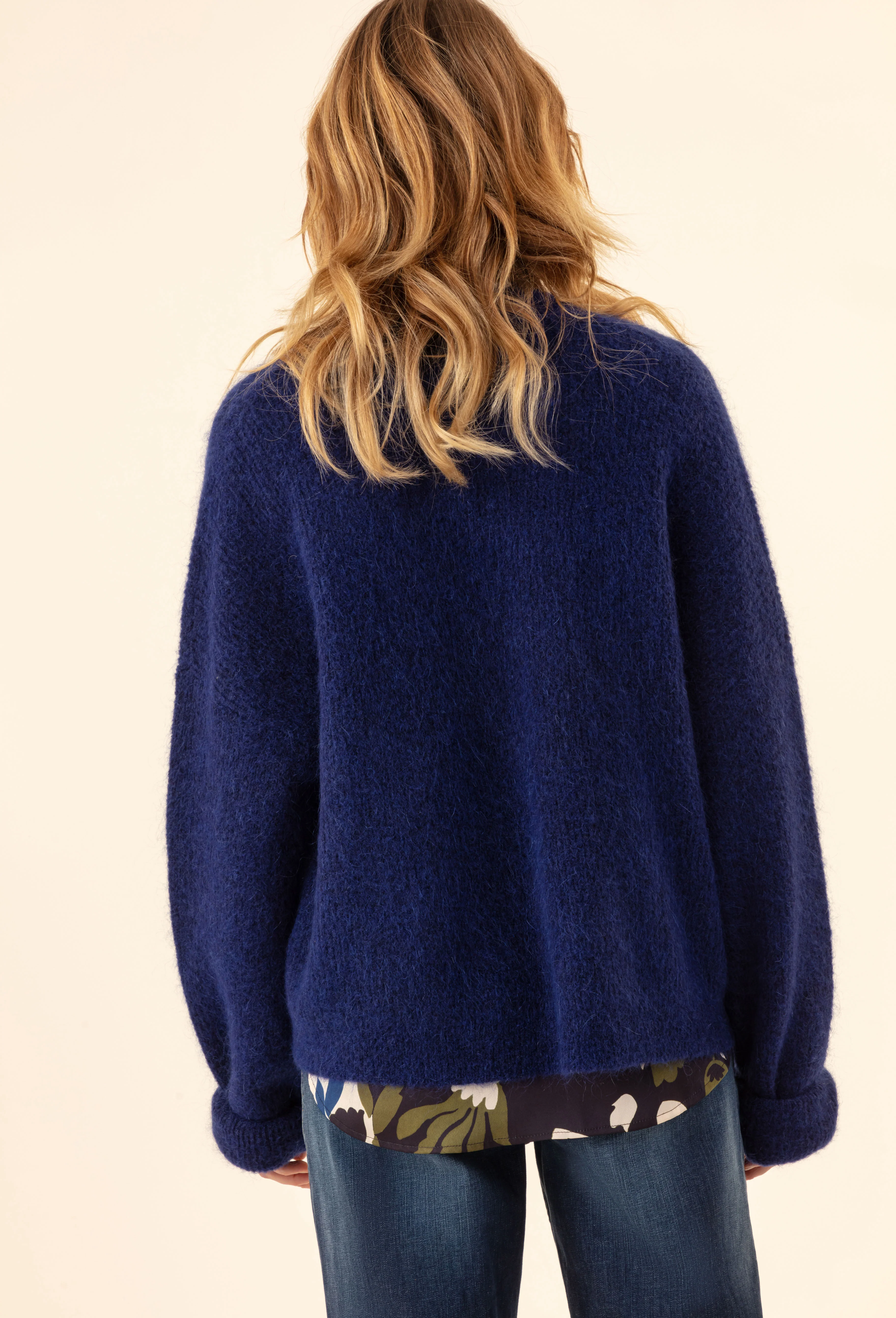 Gilet Bonnie marine 66% laine - Image 3