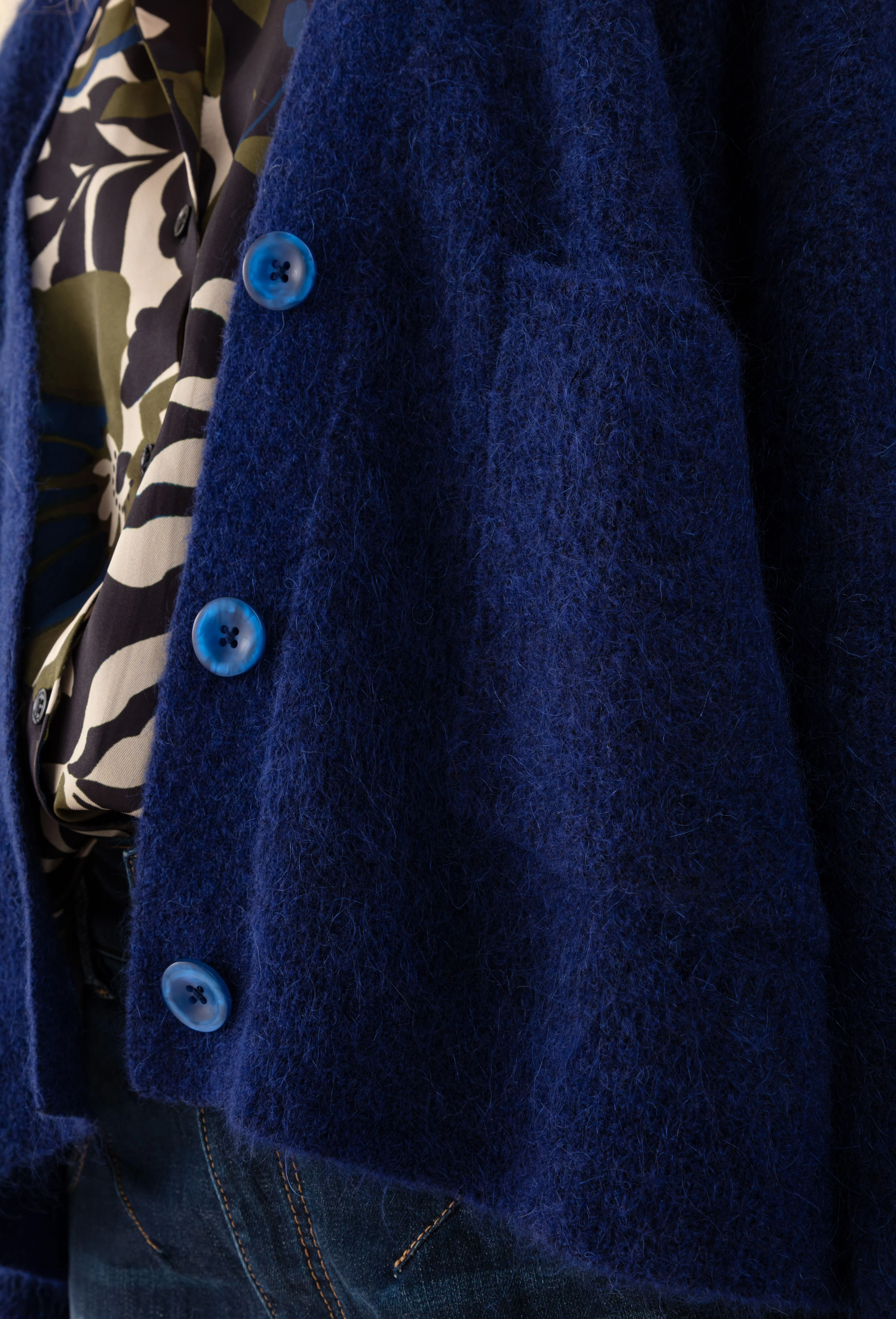 Gilet Bonnie marine 66% laine - Image 4