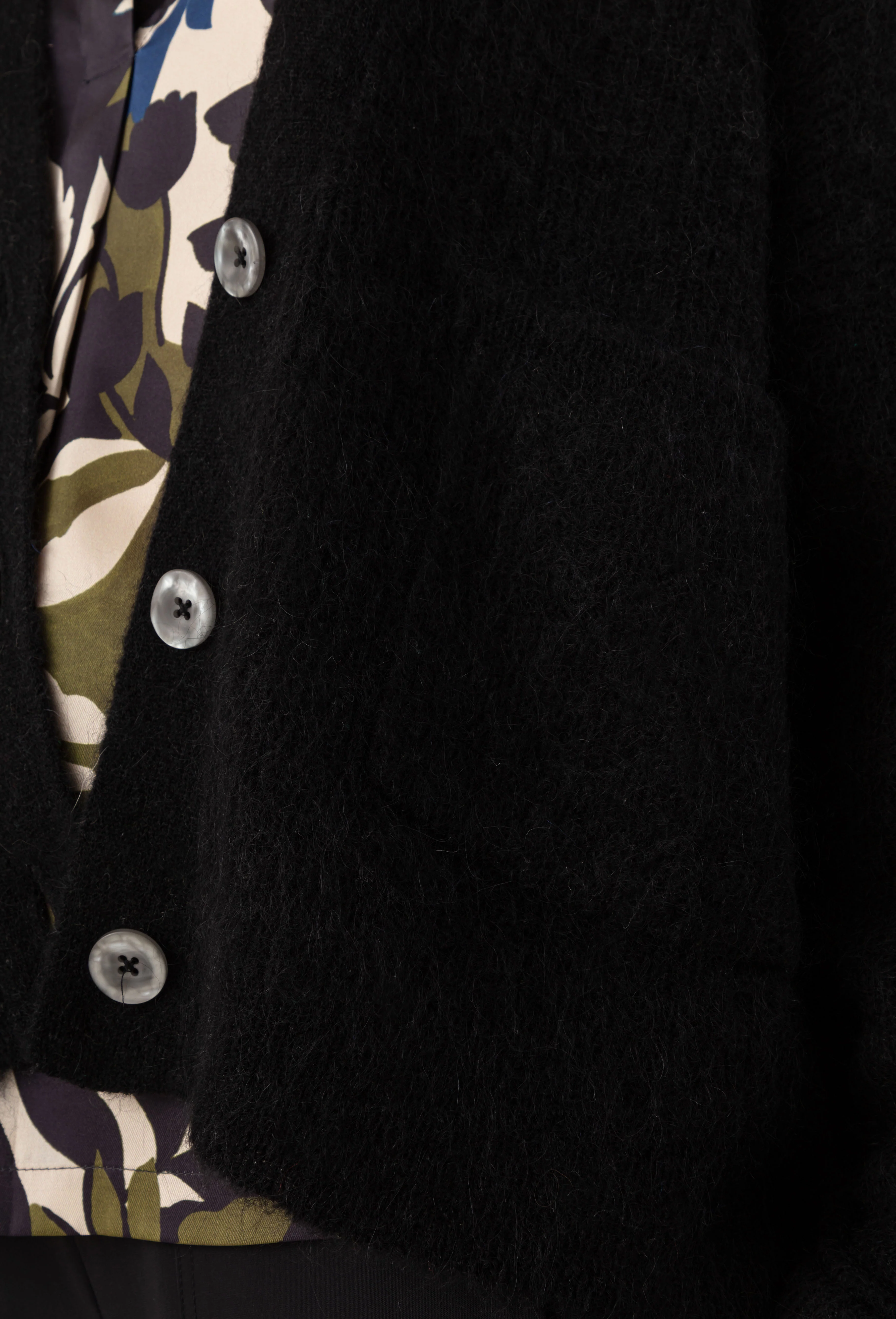 Gilet Bonnie noir 66% laine - Image 3
