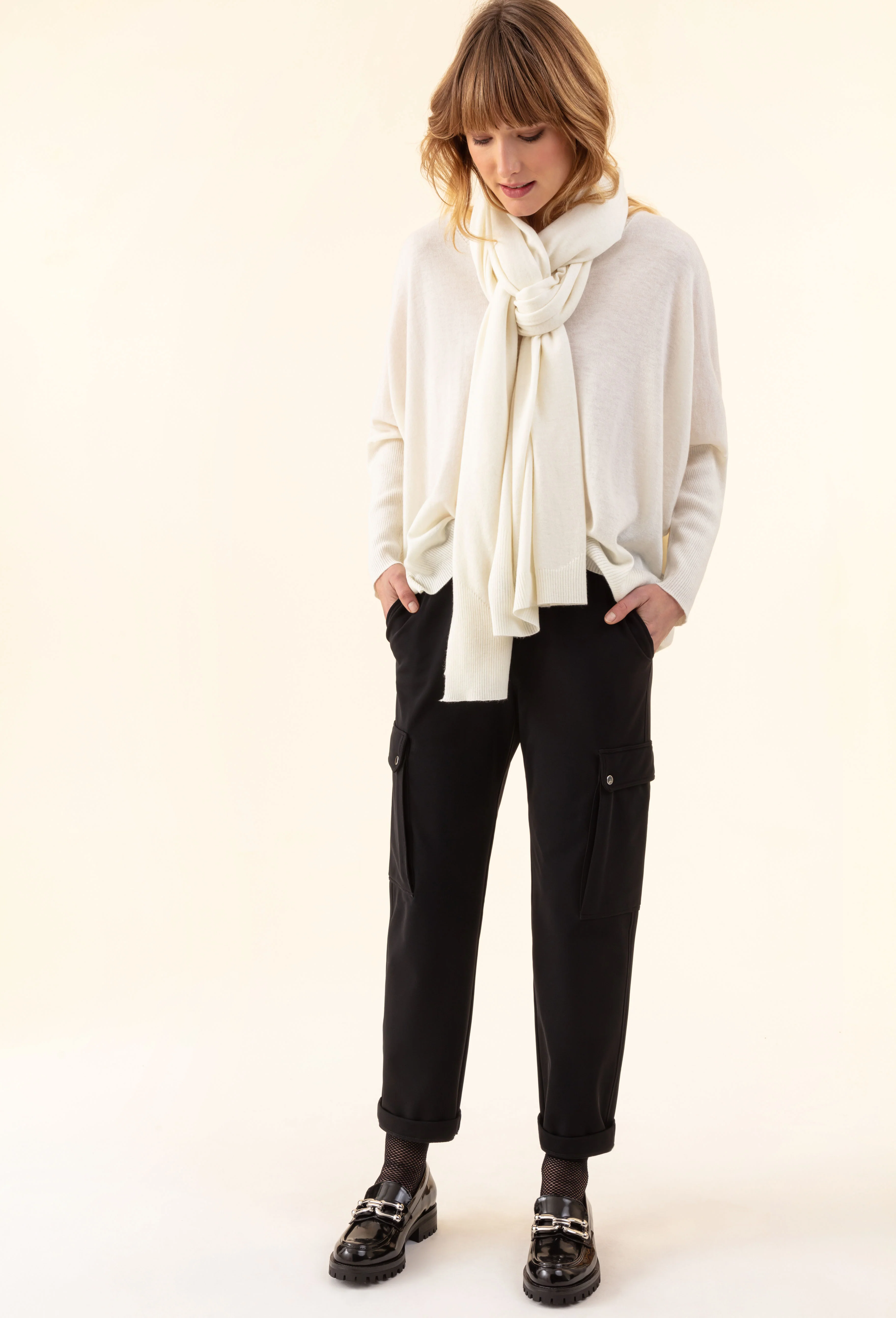 Pantalon Aurora noir en jersey technique