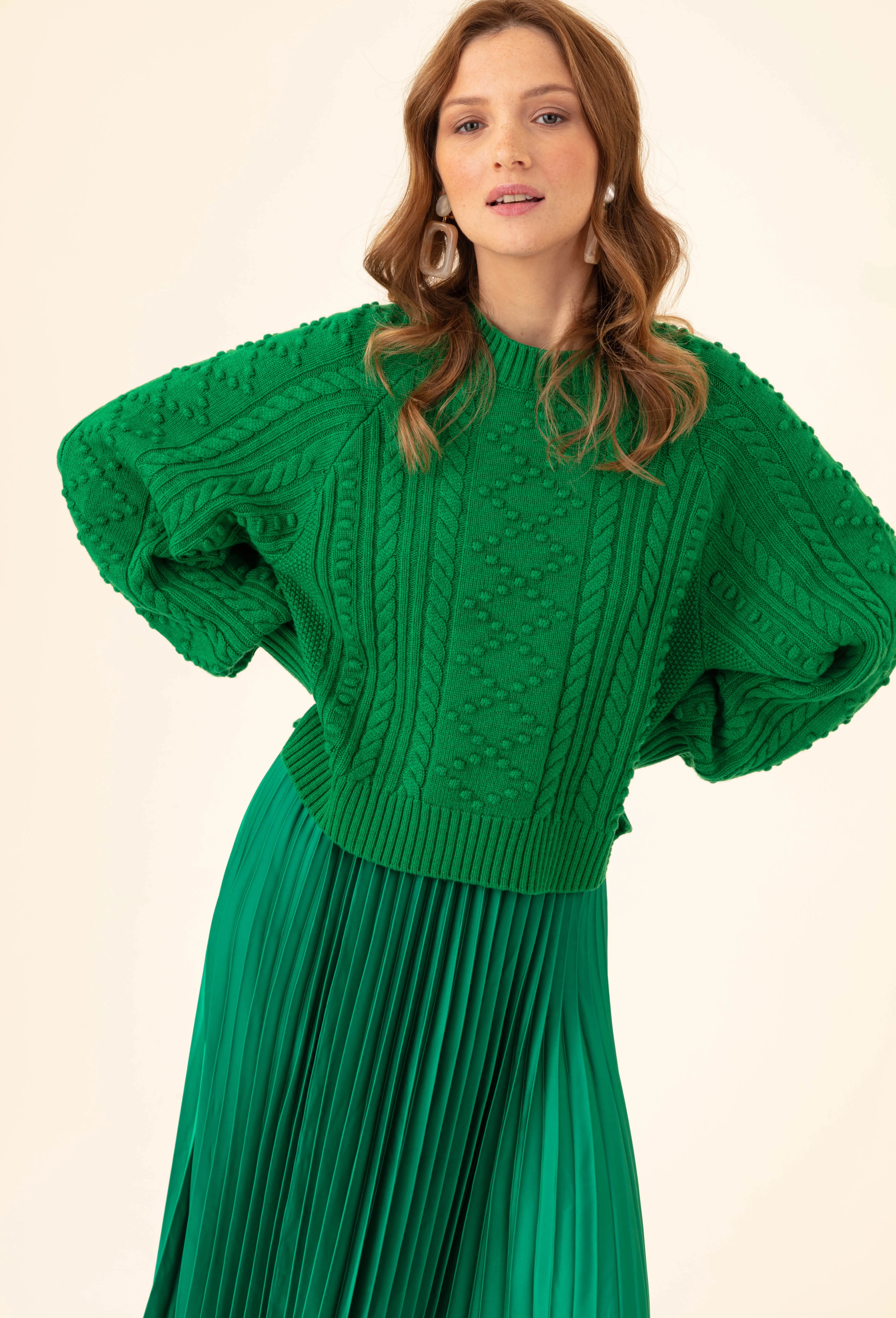 Pull Mandi vert