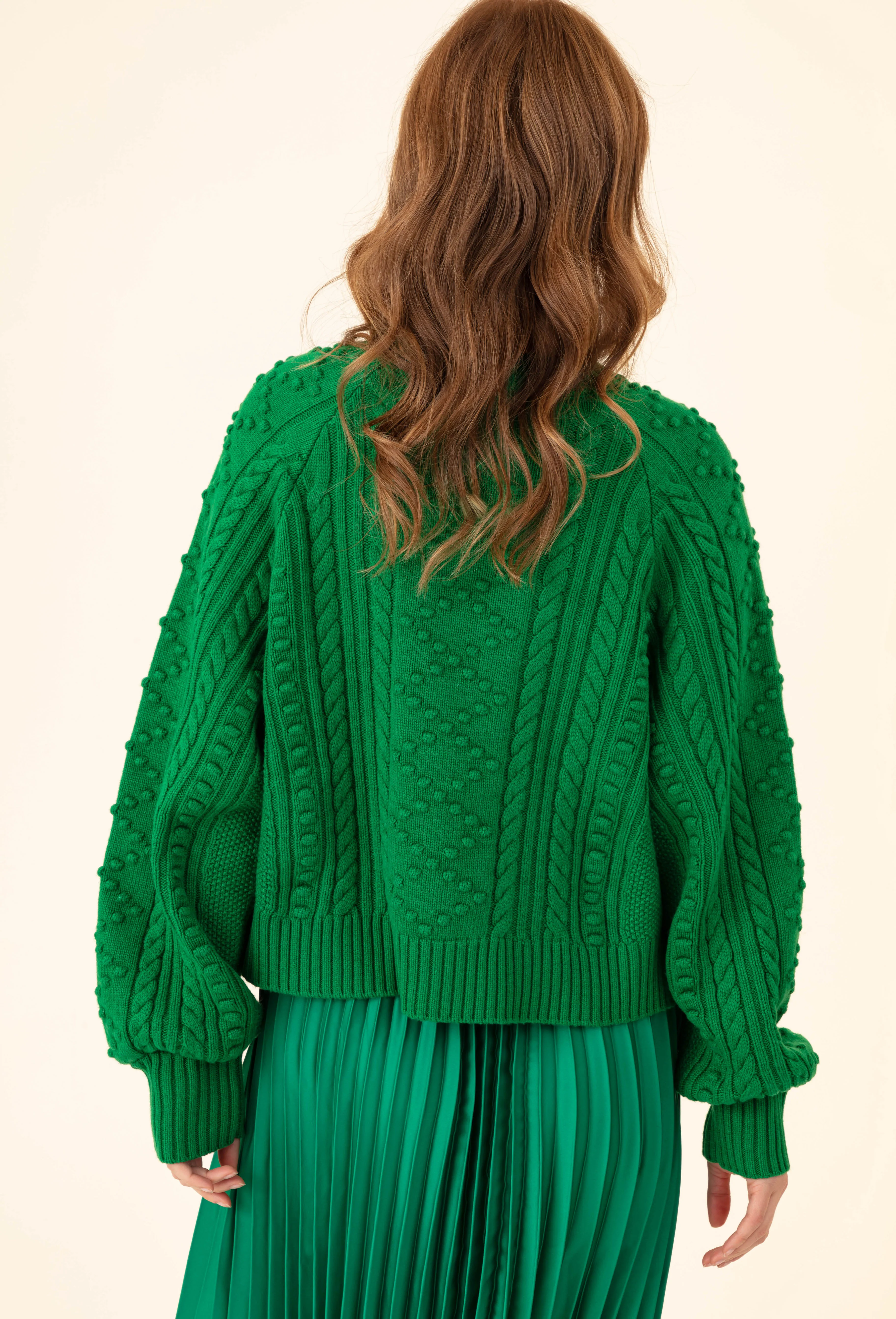Pull Mandi vert - Image 2