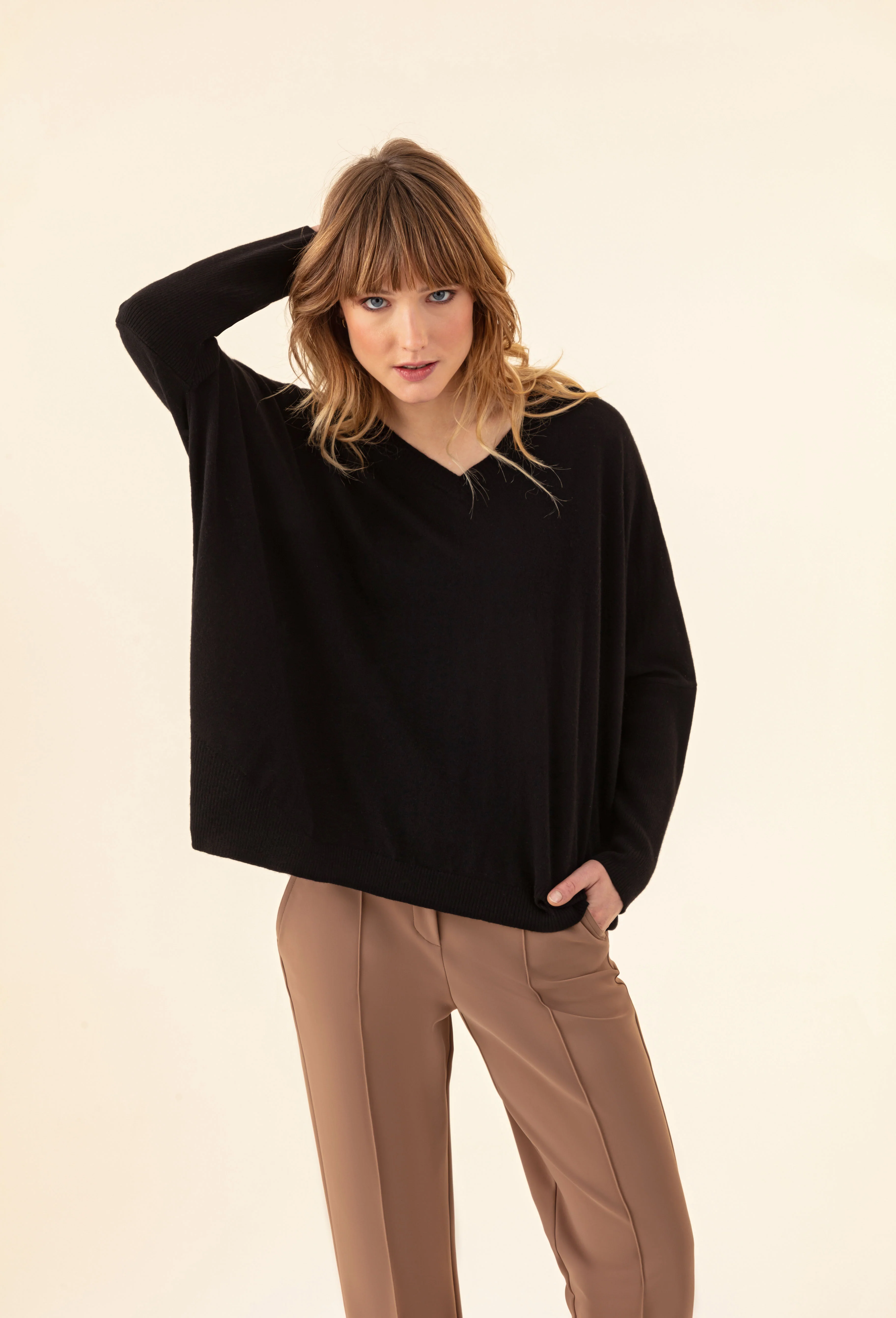 Pull Tobby noir 50% laine