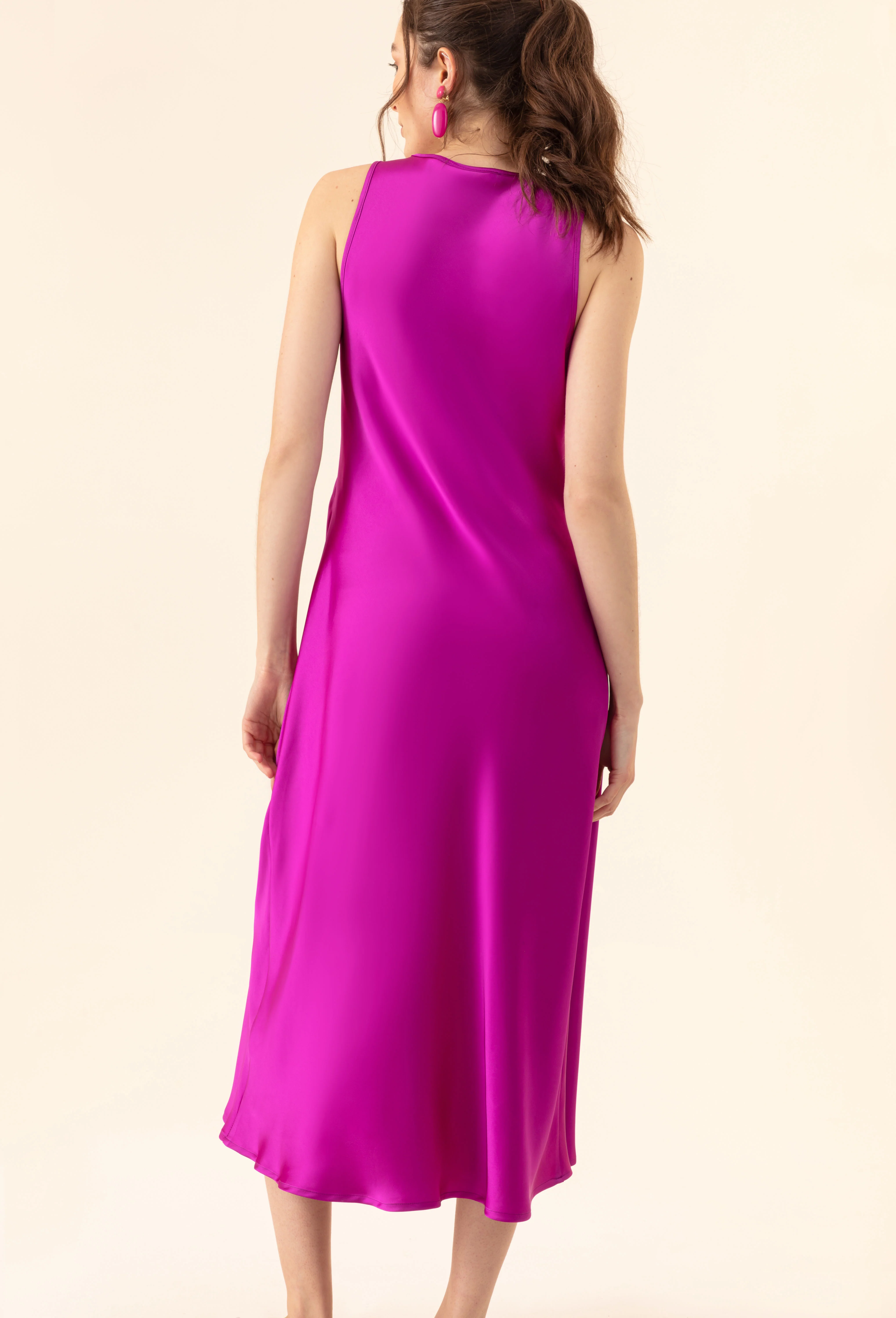 Robe Tulipe fuchsia - Image 3