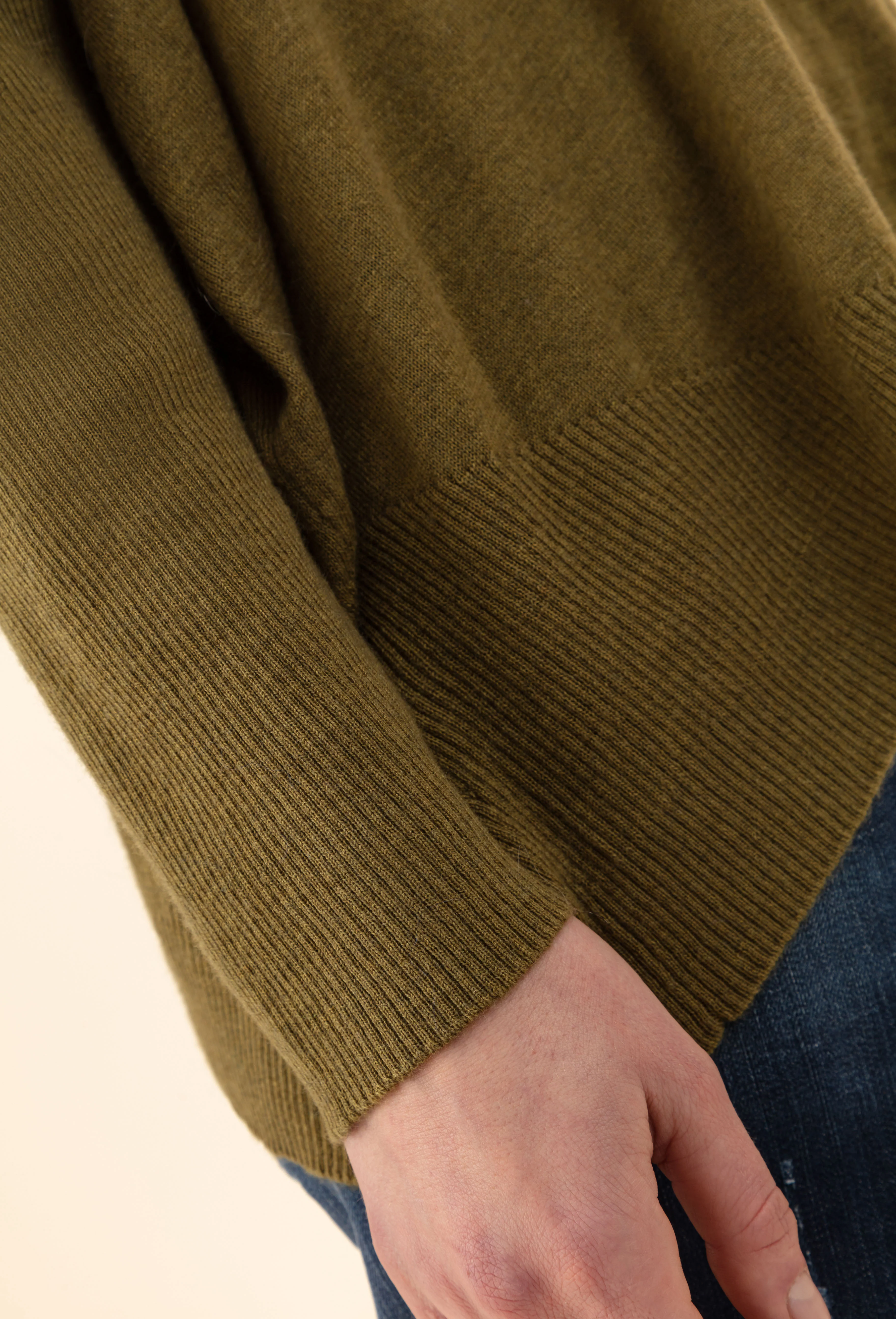 Pull Tobby kaki 50% laine - Image 3